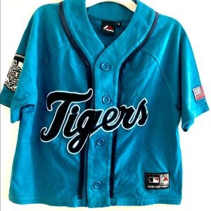 Tigers Jersey Cropped Top Authentic